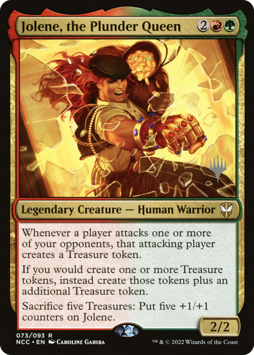 Jolene, the Plunder Queen (PPSNC-073) - New Capenna Commander Promos Foil