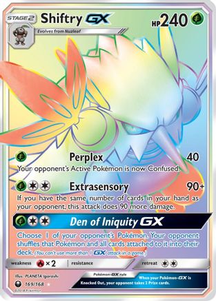 Shiftry GX (Secret)/168  - Holofoil SM  Celestial Storm - Secret Rare