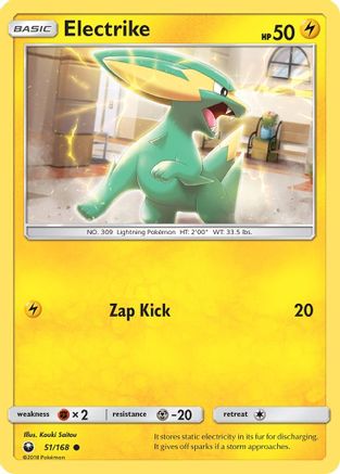 Electrike  - Reverse Holofoil SM  Celestial Storm - Common