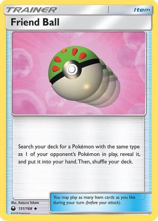 Friend Ball 131  - Reverse Holofoil SM  Celestial Storm - Uncommon