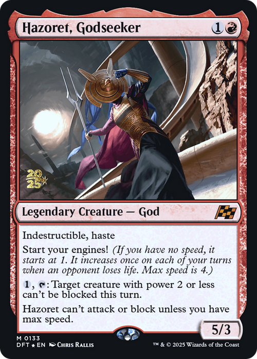 Hazoret, Godseeker (PRE-133S) - Prerelease Cards Foil