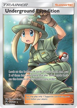Underground Expedition (Full Art)/168  - Holofoil SM  Celestial Storm - Ultra Rare
