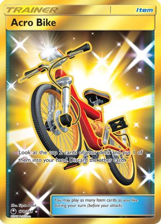 Acro Bike (Secret)  - Holofoil SM  Celestial Storm - Secret Rare
