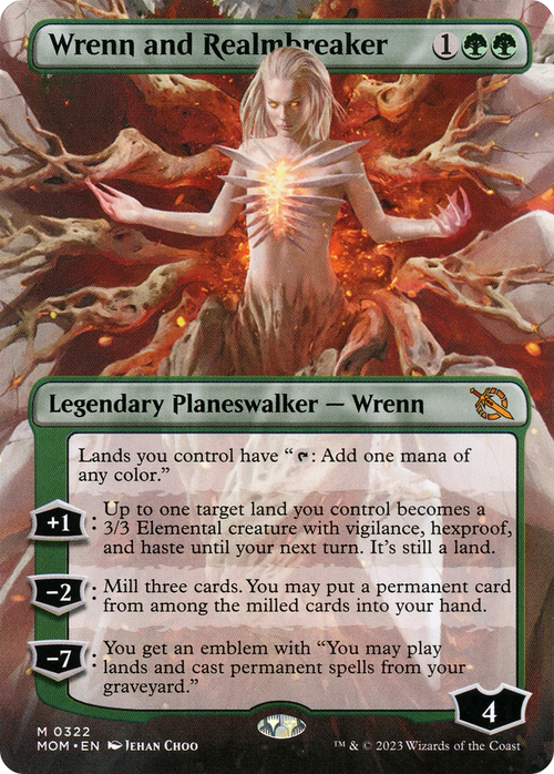 Wrenn and Realmbreaker (Borderless) (MOM-322) - March of the Machine