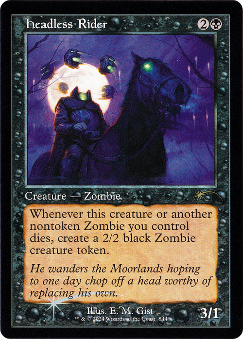 Headless Rider (Retro Frame) (SLD-844) - Secret Lair Drop Foil