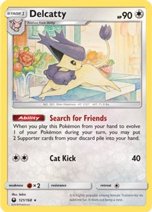 Delcatty - 121/168 (SM Celestial Storm)/168  Deck Exclusives - Rare