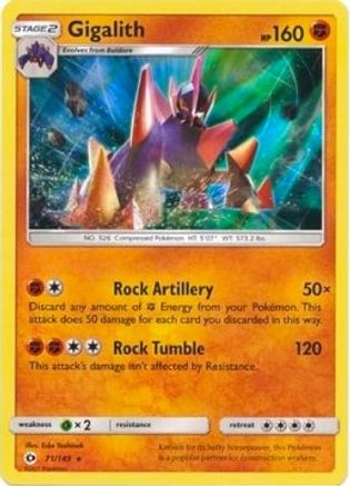 Gigalith - 71/149 (Cosmos Holo)/149  - Holofoil Blister Exclusives - Promo