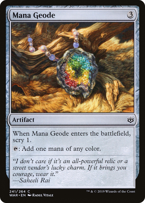 Mana Geode (WAR-241) - War of the Spark Foil