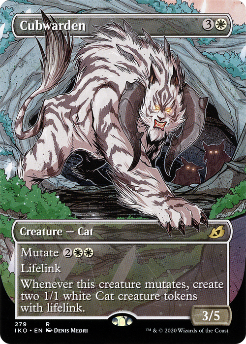 Cubwarden (Showcase) (IKO-279) - Ikoria: Lair of Behemoths: (Showcase) (Borderless)