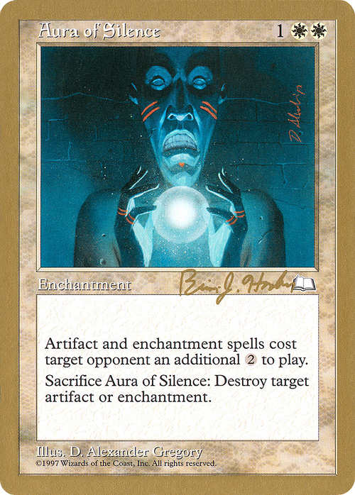 Aura of Silence - 1998 Brian Hacker (WTH) (WCD-) - World Championship Decks 1998