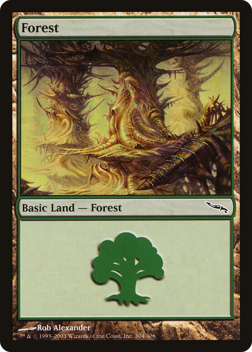 Forest (304) (MRD-304) - Mirrodin