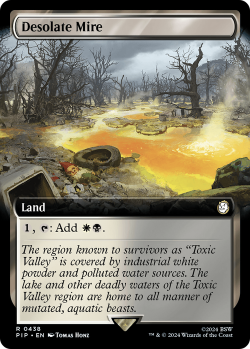 Desolate Mire (Extended Art) (PIP-438) - Fallout: (Extended Art) Foil
