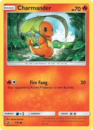 Charmander 001  Dragon Majesty - Common