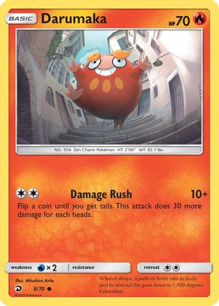 Darumaka  - Reverse Holofoil Dragon Majesty - Common