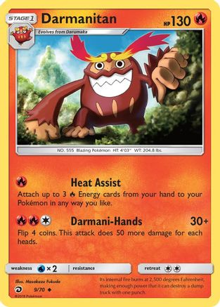 Darmanitan/70  Dragon Majesty - Uncommon
