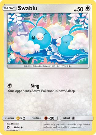 Swablu (57) (57) 057/70  Dragon Majesty - Common