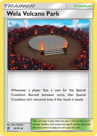 Wela Volcano Park/70  - Reverse Holofoil Dragon Majesty - Uncommon