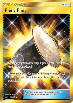 Fiery Flint (Secret)  - Holofoil Dragon Majesty - Secret Rare
