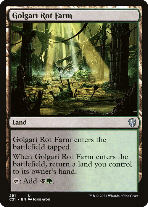 Golgari Rot Farm (C21-291) - Commander 2021