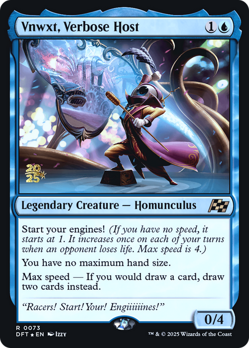 Vnwxt, Verbose Host (PRE-73S) - Prerelease Cards Foil