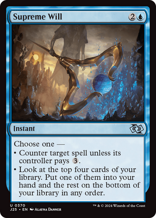 Supreme Will (J25-370) - Foundations Jumpstart