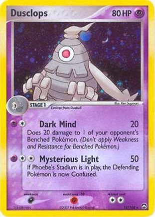 Dusclops - 14/108 (EX Power Keepers)/108  - Holofoil Deck Exclusives - Holo Rare