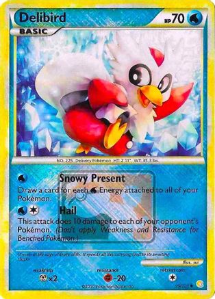 Delibird (League Promo) 039/123  - Reverse Holofoil League & Championship Cards - Promo