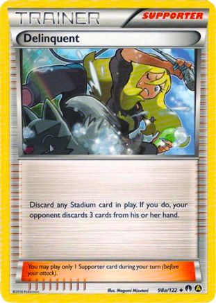 Delinquent - 98a/122/122  - Holofoil Alternate Art Promos - Promo