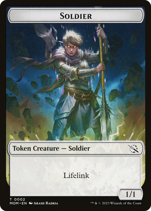 Soldier (TMOM-002) - March of the Machine Tokens Foil