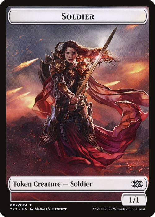 Soldier (T2X2-007) - Double Masters 2022 Tokens Foil