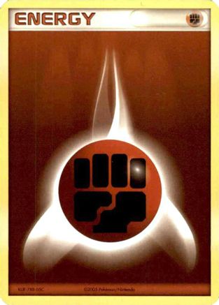 Fighting Energy (2005 Unnumbered)  League & Championship Cards - Promo
