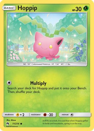 Hoppip (11) (11) 011/214  SM  Lost Thunder - Common