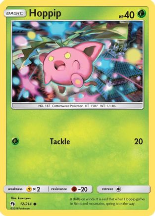 Hoppip (12) (12) 012  SM  Lost Thunder - Common