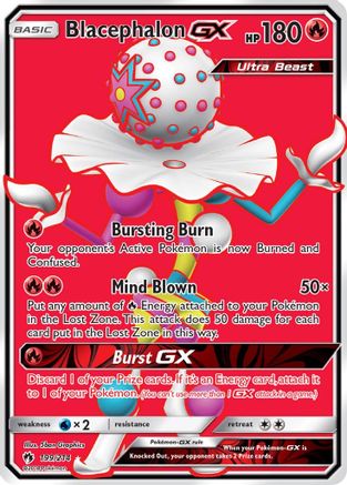 Blacephalon GX (Full Art)  - Holofoil SM  Lost Thunder - Ultra Rare