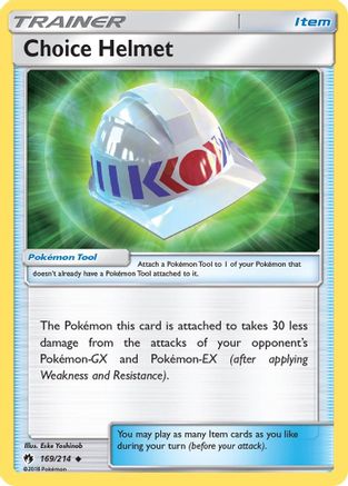 Choice Helmet  - Reverse Holofoil SM  Lost Thunder - Uncommon