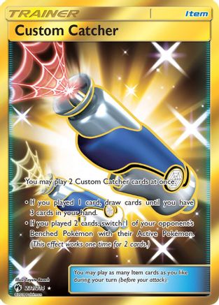 Custom Catcher (Secret)  - Holofoil SM  Lost Thunder - Secret Rare