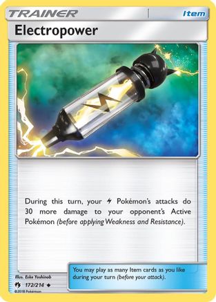 Electropower 172  SM  Lost Thunder - Uncommon