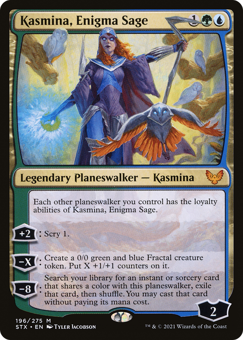 Kasmina, Enigma Sage (STX-196) - Strixhaven: School of Mages Foil