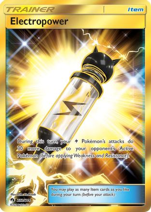 Electropower (Secret)  - Holofoil SM  Lost Thunder - Secret Rare