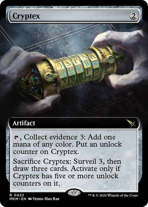 Cryptex (Extended Art) (MKM-422) - Murders at Karlov Manor: (Extended Art)