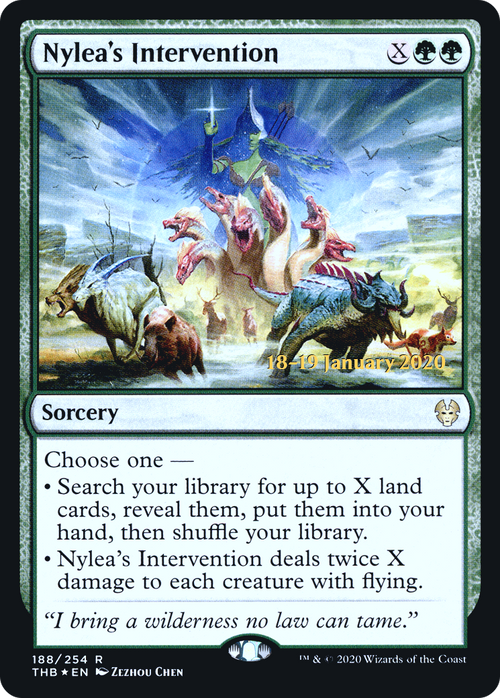 Nylea's Intervention (PRE-188S) - Theros Beyond Death Promos Foil