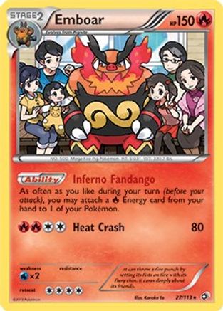 Emboar - 27/113 (Legendary Treasures)/113  Deck Exclusives - Rare