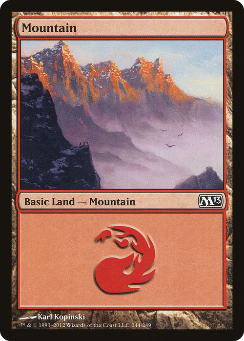 Mountain (244) (M13-244) - Magic 2013