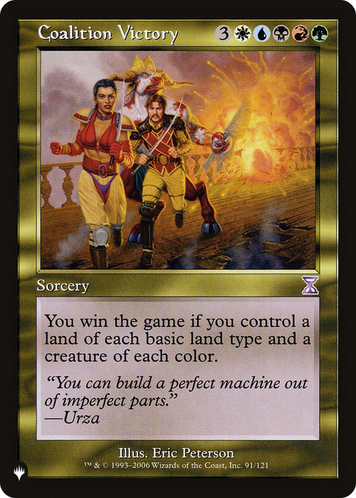 Coalition Victory (LIST-91/121) - The List