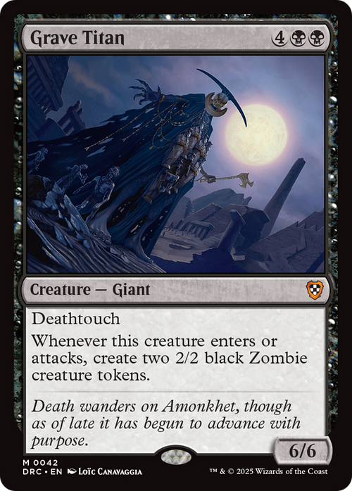 Grave Titan (DRC-042) - Commander: Aetherdrift
