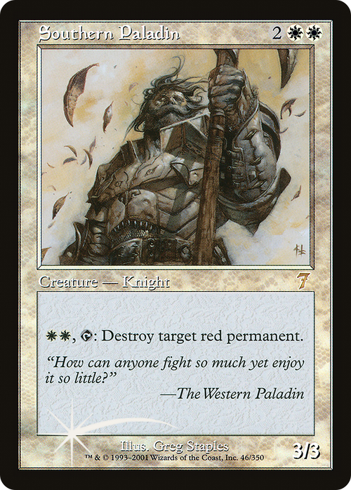 Southern Paladin (7ED-046) - 7th Edition Foil