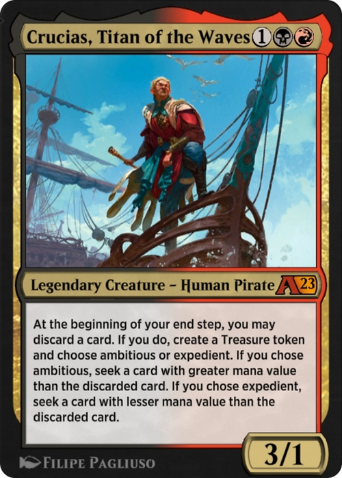 Crucias, Titan of the Waves (YBRO-018) - Alchemy: The Brothers' War