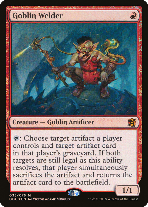 Goblin Welder (DDU-035) - Duel Decks: Elves vs. Inventors Foil