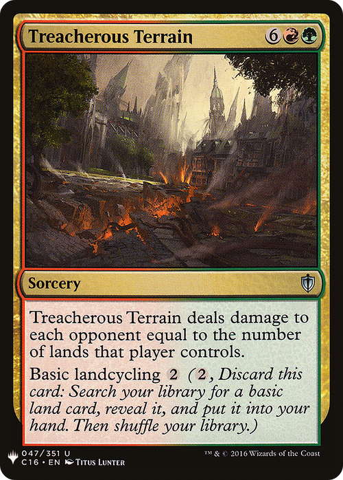 Treacherous Terrain (LIST-C16-47) - The List