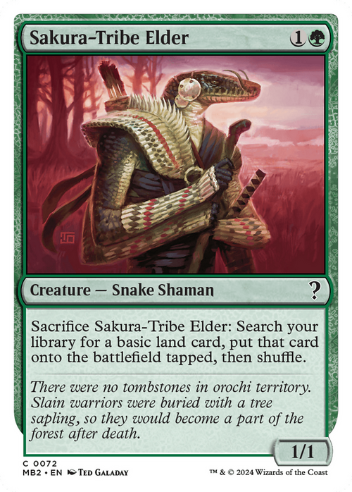 Sakura-Tribe Elder (White Border) (MB2-072) - Mystery Booster 2